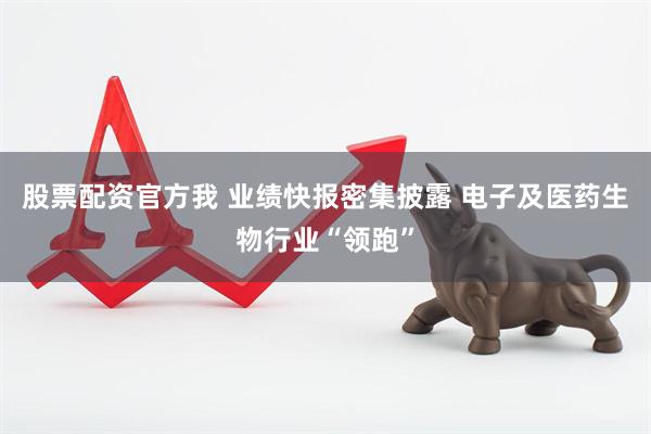 股票配资官方我 业绩快报密集披露 电子及医药生物行业“领跑”